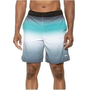 Speedo Mens Tech Volley Swim Trunks Beach Shorts Comfort Liner UPF 50+ Medium